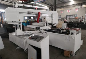 Sierra de Cinta Horizontal GB4250, Sierra de Cinta para Corte de Metal, Sierra de Cinta Hidráulica de Doble Columna Totalmente Automática - Product Image 4