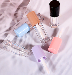 Tube de Brillant à Lèvres Vide, Forme Cylindrique Courte de 6 ml en Matériau ABS, Facile à Transporter, Pinceau Épais, pour Rouge à Lèvres Liquide - Product Image 5