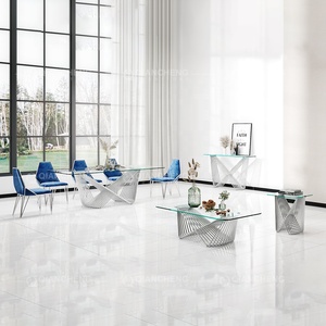 Usine en gros en verre pas cher bureau table de <span class=keywords><strong>console</strong></span> de salon couloir table en verre <span class=keywords><strong>chrome</strong></span> <span class=keywords><strong>console</strong></span> table - Product Image 2