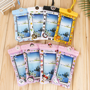 Universal cell phone waterproof pouch cute cartoon customs waterproof bag for phone