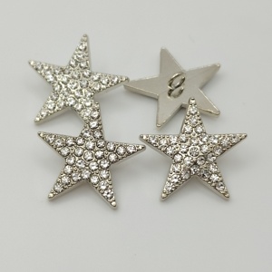 <span class=keywords><strong>20Mm</strong></span> Hình Dạng Ngôi Sao Rhinestone Pha Lê Nút Thiết Kế Thời Trang Đồ Trang Sức Bạc Nút - Product Image 3