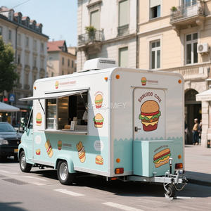 Carrito de Comida Móvil 2025, Quiosco de Hot Dogs, Catering, Sushi, Remolque de Comida Rápida - Product Image 3