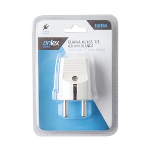 Clavija 10/16A, 4.8 mm, T/T, uso en conexiones eléctricas seguras y fiables. - Product Image 2