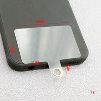 Casing HP pengganti bening Universal, casing Lanyard Patch tali gantungan ponsel dapat dilepas, Tab Tether untuk iPhone