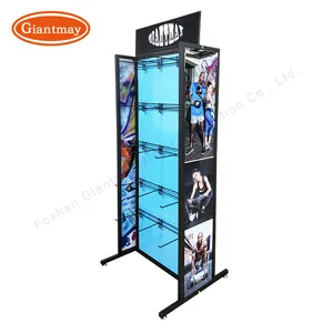 Giantmay Metal Hanging Gym Shop Glof Boxing Glove Stand Sports Store Metal Display Rack for gym