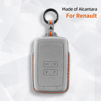Housse de clé de voiture pour Renault Captur Kadjar Koleos, porte-clés, accessoires