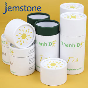 Custom Design Recyclable Food Grade Loose Tea <b>Chocolate</b> Capsule Kraft Cardboard Cylinder Packaging Box <b>Protein</b> <b>Powder</b> Paper Tube - Product Image 1