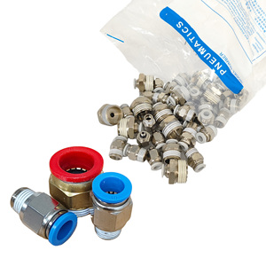 Raccords de tuyauterie pneumatique en plastique légers, anti-fuite, ensemble de connecteurs de tuyau pneumatique - Product Image 1