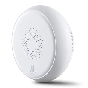 Tuya inteligente Zigbee Sensor Detector de humo de casa inteligente sistema de alarma de seguridad de vida inteligente App de notificación