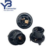 Adaptateur de remplacement pour support de lampe, boîtier en nylon avec contact en laiton automobile, indice de protection IP66, pour feux arrière, feux stop et clignotants