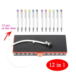 Hot Sale Custom Personal Logo 12 Stück Stift aufsätze für Pen Press Hot Press Pen