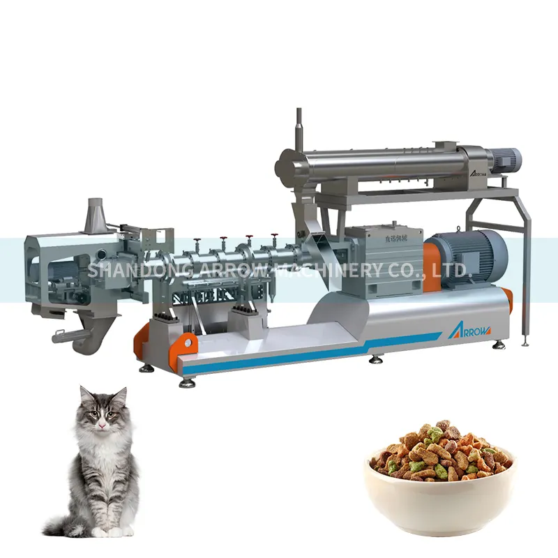 Экструзионное Оборудование для производства сухих пищевых гранул для домашних животных машина для экструзии корма для собак