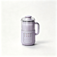 Mixeur multifonctionnel 1500 ml, silencieux, pour lait de soja, avec couvercle anti-bruit, sans résidus, broyeur de grains, processeur multi-céréales