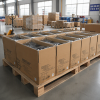 Celana Kerja Cargo Pria Ukuran Besar Warna Navy, Bahan Polyester Katun Kanvas Tebal, Banyak Kantong, Kancing & Ritsleting