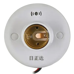 E27 Sound Voice Licht Sensor Vertraging Schakelaar Socket Lampvoet Houder