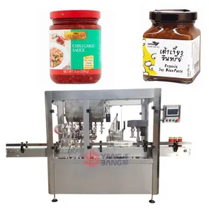 YB-NJ4 Automatische Chili Saus Vullen Productie Machine Handdesinfecterend Gel Vloeibare Zeep Fles Vullen Verpakking Machine