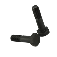 Offre Spéciale – Boulon en Acier DIN 931 à Tête Hexagonale Noire, Finition Naturelle, Filetage 1 5/8 po, Longueur 80 mm – Boulon et Écrou en Acier au Carbone pour Structure