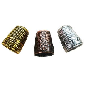 Hot Selling Professional Protect Fingers Classical <strong>Pattern</strong> Hard Metal Sewing <strong>Thimble</strong> - Product Image 1