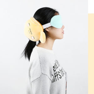 Fonksiyonel çocuklar boyun seyahat yastık göz maskesi ile karikatür tasarım - Product Image 3