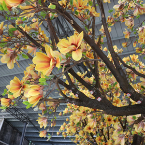 Tùy Chỉnh Làm Bằng Tay Nhân Tạo Lớn 3.5M 4M Vàng Giả <span class=keywords><strong>Magnolia</strong></span> Cây Cho Lễ Phục Sinh Sunday April Fool Của Ngày Của Mẹ Halloween - Product Image 5