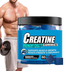 Gomitas de Creatina Monohidrato de 5000mg de Marca Privada con L-Taurina y Vitamina B12, Suplemento Vegano para el Crecimiento Muscular, Venta al Por Mayor - Product Image 1