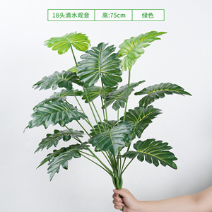 Plante artificielle Monstera Greenway 30cm-100cm, bouquet de fleurs en soie, décoration intérieure pour salon et centre commercial - Product Image 2