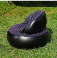 Canapé de camping portable moderne, fauteuil gonflable, chaise gonflable en PVC floqué, canapé-lit, mobilier de salon, canapé gonflable