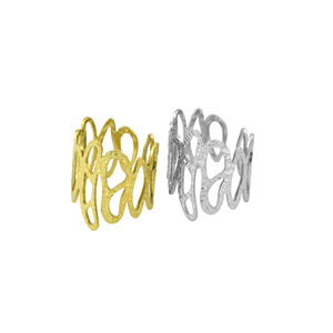 Popular Niche Design Hollowed Out Geometric Shaped <b>Ring</b> Gold Silver Plated Women's Stainless Steel <b>Rings</b> Wholesale Jewelry - Product Image 6