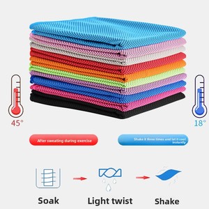 Tùy Chỉnh Thể Thao Làm Mát Phòng Tập Thể Dục Khăn Mềm Mại Thoáng Khí Sợi Nhỏ Hình Chữ Nhật Hình Dạng Cao Cấp Khăn Lạnh - Product Image 4