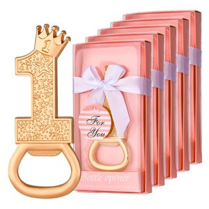 Cadeaux pour invités de fête d'anniversaire 1 an, 1 décapsuleur, décorations et souvenirs pour la 1ère fête prénatale, cadeaux pour filles et garçons - Product Image 6