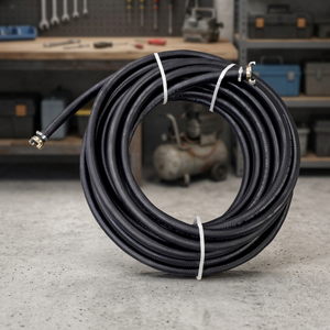 Hybrid Polymer Air <b>Hose</b> 8mm Id With Push Fit <b>Clamp</b> Connectors For Light Duty Use - Product Image 2