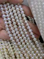 Perles d'eau douce naturelles Edwin 6-6,5 mm, qualité AAAAA, haute qualité, sans défauts, couleurs blanc brillant, rose, violet pour la fabrication de bijoux