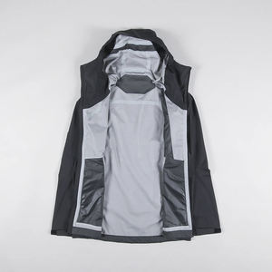 Produttore di Giacche Impermeabili, Giacche Hardshell per Esterni, Giacche Antivento Invernali OEM per <span class=keywords><strong>Uomo</strong></span>, Nere - Product Image 3