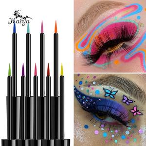 Votre Logo sur le contour des yeux, produit cosmétique, embout en <span class=keywords><strong>feutre</strong></span>, mat, Super rester, liquide, coloré, violet, biologique, étanche - Product Image 3