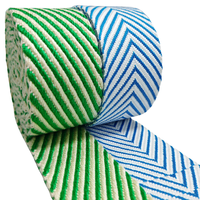 Ruban en acrylique sergé chevron de haute qualité, épaisseur 3 mm, pour vêtements, avec design personnalisé