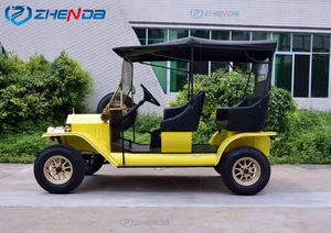 <span class=keywords><strong>Voiture</strong></span> classique de tourisme jaune Vibrant, chariot de golf de <span class=keywords><strong>mariage</strong></span>, <span class=keywords><strong>voiture</strong></span> Vintage avec auvent, usine spéciale - Product Image 2