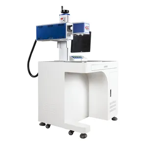 Desktop Portabel RF Laser Marker 20W 30W 50W 60W Galvo Co2 Laser Menandai Mesin untuk Botol Pet Kulit Kayu Co2