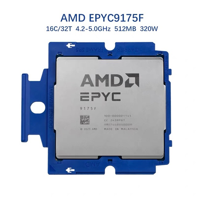 AMD Epyc 9175F 9275F 9375F 9475F 9575F 5.0 GHz Server Processors