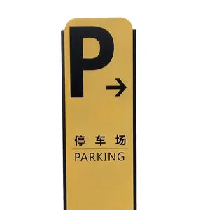 Custom Shopping Center Find out Parking Advertising Pylon Signs Display Stand Outdoor Standing Signboard