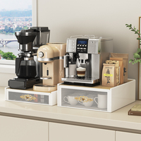 NOUVEAU Support de rangement en métal pour 24 capsules Dolce Gusto, boîte de rangement, support pour machine à café, seau de rangement pour capsules de café, tiroir de rangement