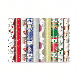 กระดาษห่อของขวัญคริสต์มาส 200x70 ซม. ลายหลากหลาย สำหรับห่อของขวัญวันหยุด - Product Image 2