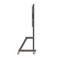 Soporte de madera moderno del carro de la TV DE LA BASE Rollo Led Pantalla LCD Tamaño grande 50 ''-100'' Soporte DE LA TV en ruedas