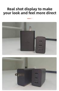<span class=keywords><strong>Cargador</strong></span> de nitruro de Galio de 65W de fábrica, enchufe de EE. UU., Compatibilidad de protocolo <span class=keywords><strong>completo</strong></span> para Samsung, Apple, Huawei, fuente de alimentación - Product Image 6