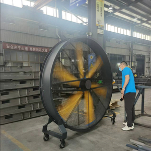 Ventilador Industrial Eléctrico de Pie de 220V 1KW, Ventilador Móvil de 2m para Gimnasios al Aire Libre con Enfriamiento por Aire, Ventilador de Pie de Alta Resistencia - Product Image 2