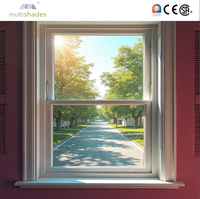 Solution résidentielle à double battant en aluminium à triple vitrage Low-E, cadre fin, multi-panneaux, certifiée NFRC Energy Star