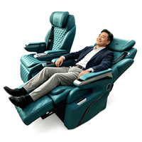 Fauteuil de capitaine électrique pivotant haut de gamme sur mesure, siège pour MPV, amélioration intérieure de van de luxe, fauteuil VIP pour voiture