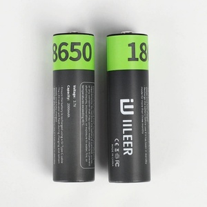 Batería de Iones de Litio Recargable IILEER de 7400mWh, 3.7V, 1200 Ciclos, Puerto Tipo C, Batería de Iones de Litio Cilíndrica 18500 21700 - Product Image 1