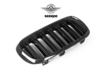Rejilla Delantera de Fibra de Carbono Seca para BMW, Kits de Tuning para BMW X5 X6, Rejilla de Carrocería para BMW F15 F16 2015-2019