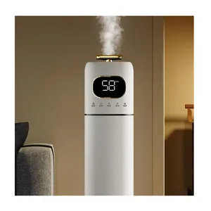 Humidificateur de pièce et purificateur d'air dans un humidificateur pour la maison humidificateur de pulvérisation portable à ultrasons d'huile essentielle 8L