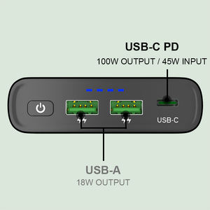 Cargador Portátil para Laptop, Estación de Carga Rápida PD 100W, Banco de Energía de 26800mah, Cargador Rápido - Product Image 5